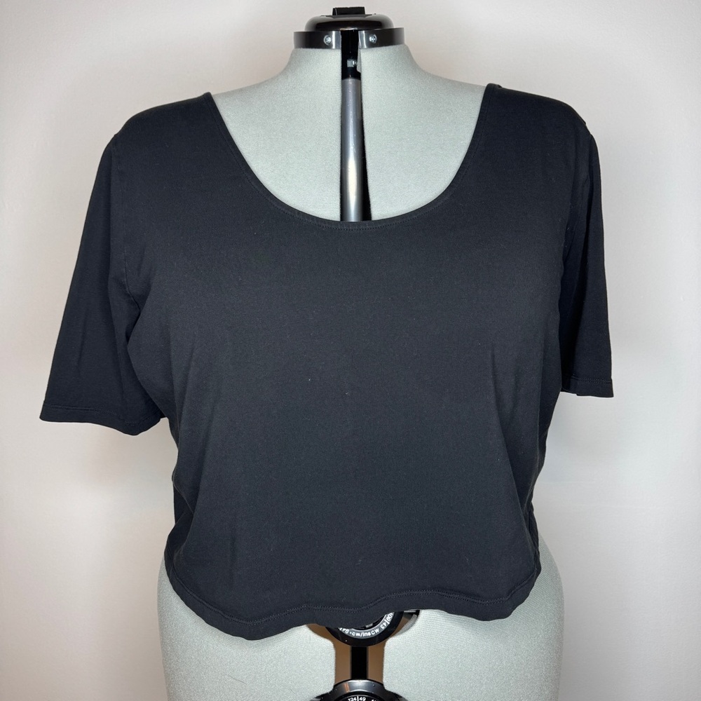 ASOS Crop Tee with Scoop Neckline